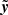 $ \tilde{\boldsymbol{\mathit{y}}} $