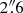 $ 2\overset{\prime \prime }{.}6 $