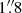 $ 1\overset{\prime \prime }{.}8 $