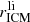 $ r_{\mathrm{ICM}}^{\mathrm{li}} $