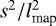 $s^2/l_{\textrm{map}}^2$