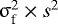 $\mathrm{\sigma}_{\textrm{f}}^2\times s^2$