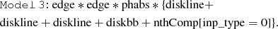 $$ \begin{aligned}&\mathtt{Model\,3{:}}\;{\mathrm{edge}} *{\mathrm{edge}} *{\mathrm{phabs}} *\{ {\mathrm{diskline}} +\\&{\mathrm{diskline}} + {\mathrm{diskline}} +{\mathrm{diskbb}} + {\mathrm{nthComp}}[{\mathrm{inp}}\_{\mathrm{type}}=0]\}. \end{aligned} $$
