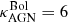 $ \kappa^{\mathrm{Bol}}_{\mathrm{AGN}} = 6 $