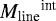 ${M_{\textrm{line}}}^{\textrm{int}}$
