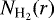 ${N_{\textrm{H}_{2}}} (r)$