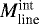 $M_{\textrm{line}}^{\textrm{int}}$