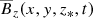 $ \overline{B}_z(x,y,z_*,t) $