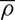 $ \overline{\rho } $