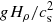 $ gH_\rho /c_{\rm s}^2 $