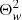 $ \Theta _w^2 $