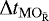 $\Delta t_{\mathrm{MO_{\mathrm{{\bar{R}}}}}}$