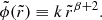 $$ \begin{aligned} {\tilde{\phi }}({\tilde{r}}) \equiv k\, {\tilde{r}}^{\beta +2}. \end{aligned} $$