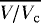 $\overline{V/V_{\rm{c}}}$