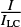 $ \frac{I}{I_{\rm LC}} $