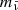 $ m_{\bar{\nu}} $