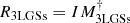 $ R_{\mathrm{3LGSs}} = IM_{\mathrm{3LGSs}}^{\dagger} $