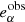 $ e^{\mathrm{obs}}_{\alpha} $