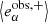 $ \left\langle {e_\alpha ^{{\rm{obs}},{\rm{ + }}}} \right\rangle $