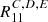 $ R_{11}^{C,D,E} $