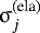 ${\upsigma}_j^{\textrm{(ela)}}$