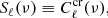 $$ \begin{aligned} S_\ell (\nu ) \equiv C_\ell ^\mathrm{cr}(\nu ) , \end{aligned} $$