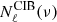 $ N_\ell ^{{\rm{CIB}}}(\nu ) $