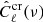 $ \hat{C}_\ell^{\mathrm{cr}}(\nu) $