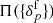 $ \Pi (\{ {\delta}_{p}^{\mathrm{f}} \}) $