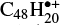 $ {{\rm C}}_{48}{{\rm H}}_{20}^{{\bullet}+} $