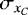 $\sigma_{x_{C}}$