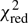 $ \chi _{{\rm{red}}}^2 $