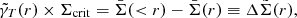 $$ \begin{aligned} \tilde{\gamma }_{T}(r) \times \Sigma _{\rm crit} = \bar{\Sigma }(<r) - \bar{\Sigma }(r) \equiv \Delta \tilde{\Sigma }(r), \end{aligned} $$