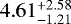 $4.61_{-1.21}^{&#x002B;2.58}$