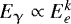 $E_{\upgamma} \propto E_e^k$