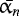 $\bar{\alpha_n}$