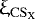 $\xi_{\mathrm{CS}_{\textrm{X}}}$