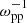 $ \omega_{\mathrm{pp}}^{-1} $