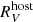 $ R_V^{{\rm{host}}} $