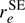 $ r_e^{{\rm{SE}}} $