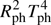 $ R_{{\rm{ph}}}^2T_{{\rm{ph}}}^4 $
