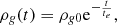 $$ \begin{aligned} \rho _{ g}(t) = \rho _{{ g}0} \mathrm{e}^{- \frac{t}{t_e}}, \end{aligned} $$