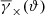$ \overline{\gamma}_\times(\vartheta) $