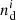 $ n_{\mathrm{d}}^{i} $