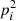 $ p_{i}^{2} $