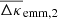$ \overline{\Delta\kappa}_{\mathrm{emm,2}} $