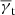 $ \overline{\gamma}_{\mathrm{t}} $