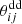 $ \theta_{ij}^{\mathrm{dd}} $