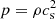 $ p = \rho c_{\rm{s}}^2 $
