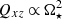 $ {Q_{xz}}\,{\propto}\,\Omega_\star^2 $